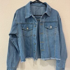 Stylish Light Blue Denim Jacket